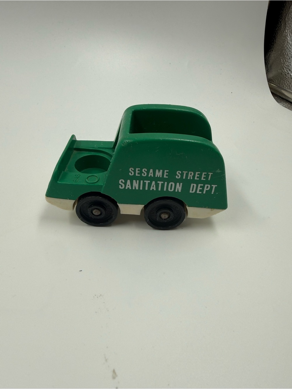 Vintage Sesame Street garbage truck